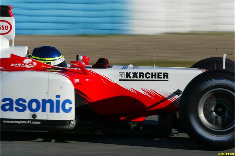 Jerez F1 testing, 9-11 December 2003.