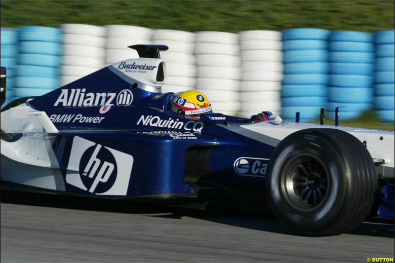 Jerez F1 testing, 9-11 December 2003.