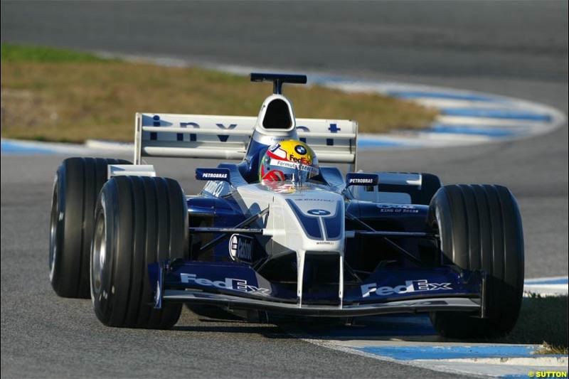 Jerez F1 testing, 9-11 December 2003.