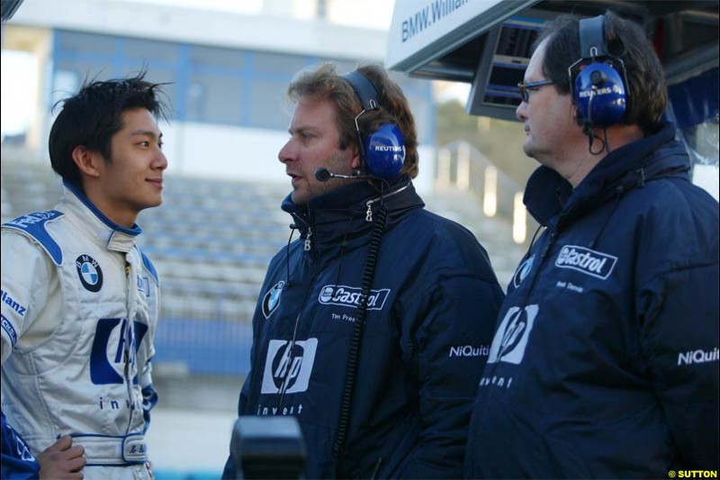 Jerez F1 testing, 9-11 December 2003.