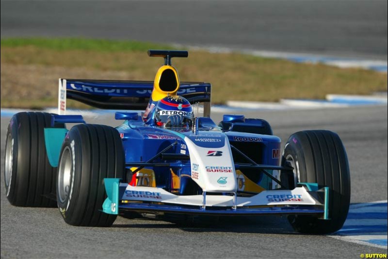 Jerez F1 testing, 9-11 December 2003.