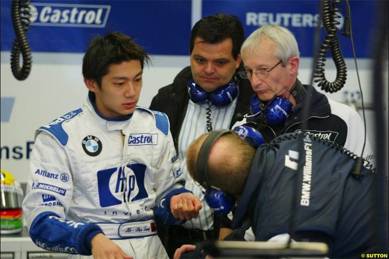 Jerez F1 testing, 9-11 December 2003.