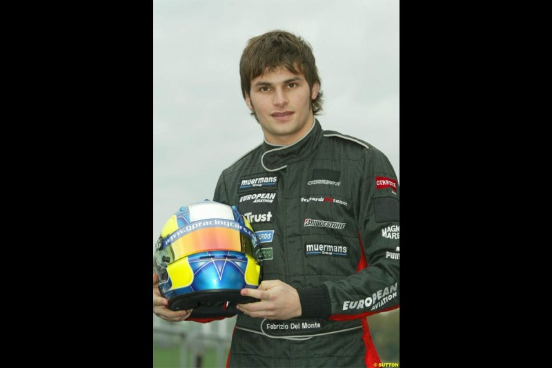 Minardi testing at Vallelunga, Italy. December 10th 2003.