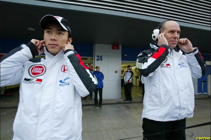 Jerez F1 testing, 9-11 December 2003.