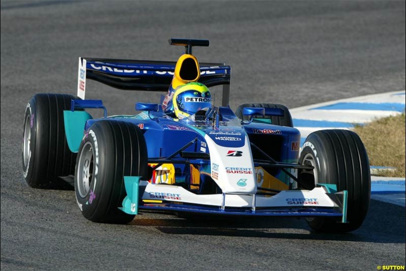 Jerez F1 testing, 9-11 December 2003.