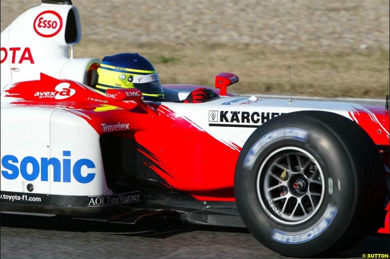 Jerez F1 testing, 9-11 December 2003.