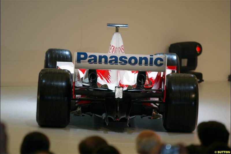 Toyota Racing TF104 Launch at Cologne, Germany. January 17th, 2004.
