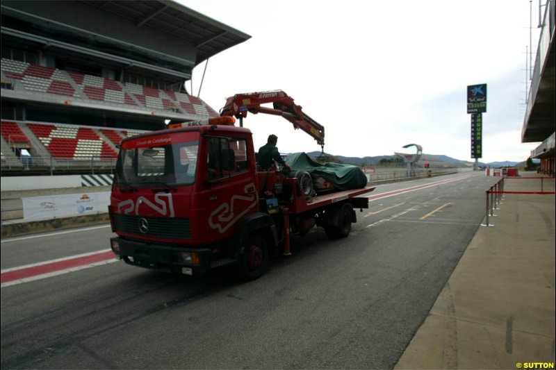 Jaguar Cosworth R5 Launch at Barcelona, Spain. January 18th, 2004.