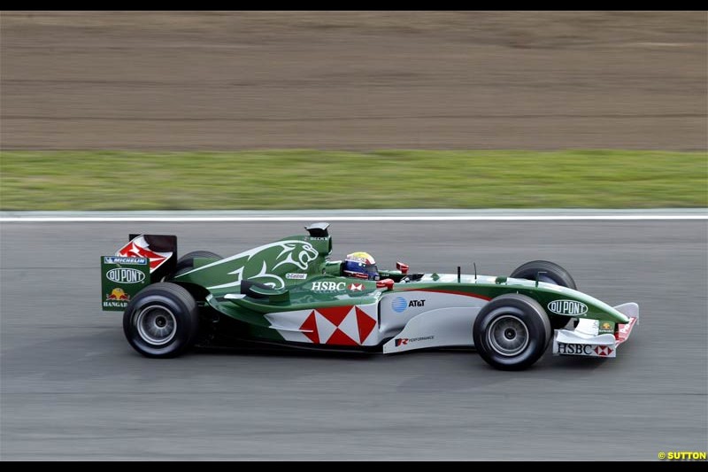 Jaguar Cosworth R5 Launch at Barcelona, Spain. January 18th, 2004.