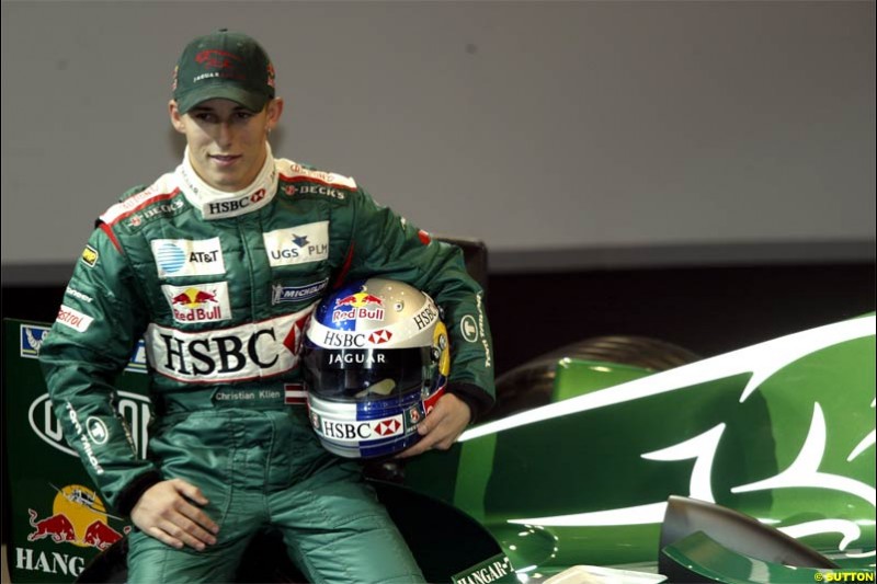 Jaguar Cosworth R5 Launch at Barcelona, Spain. January 18th, 2004.