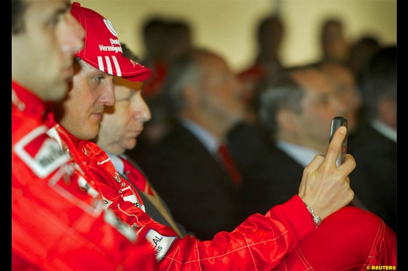 2004 Ferrari launch. Maranello, Italy. January 26th 2004.
