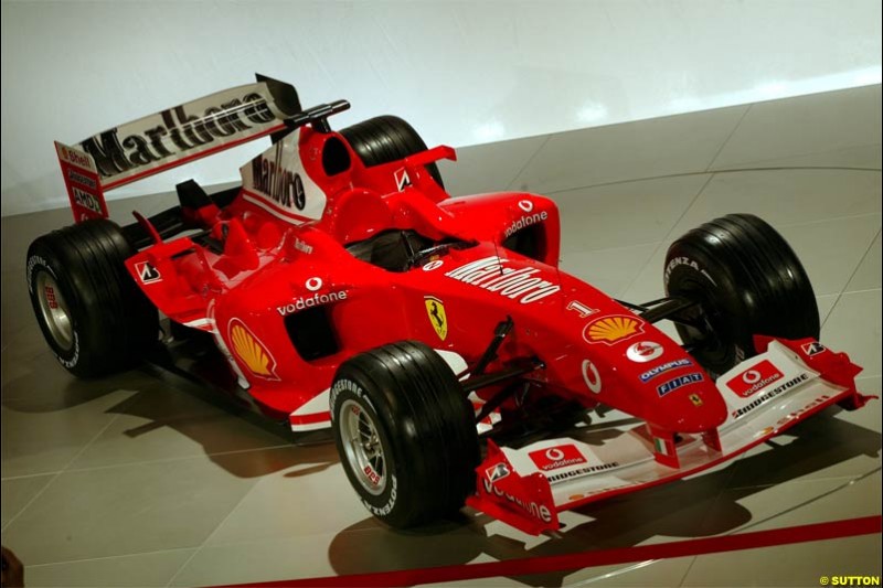 2004 Ferrari launch. Maranello, Italy. January 26th 2004.