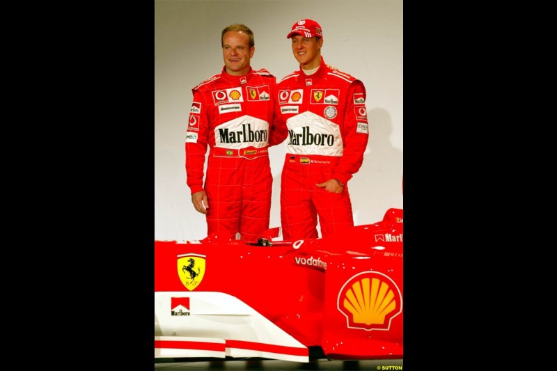 2004 Ferrari launch. Maranello, Italy. January 26th 2004.