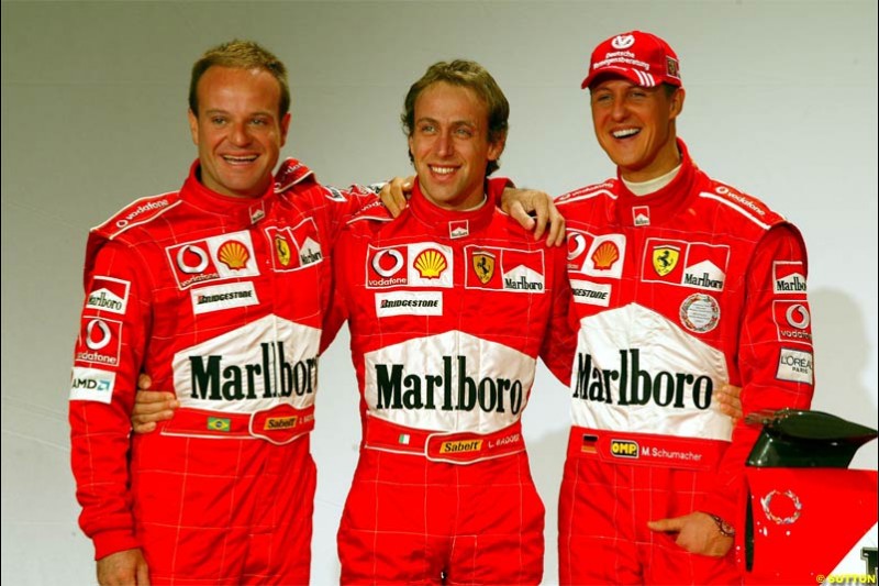 2004 Ferrari launch. Maranello, Italy. January 26th 2004.
