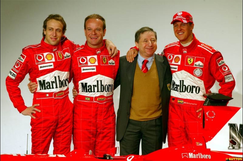 2004 Ferrari launch. Maranello, Italy. January 26th 2004.