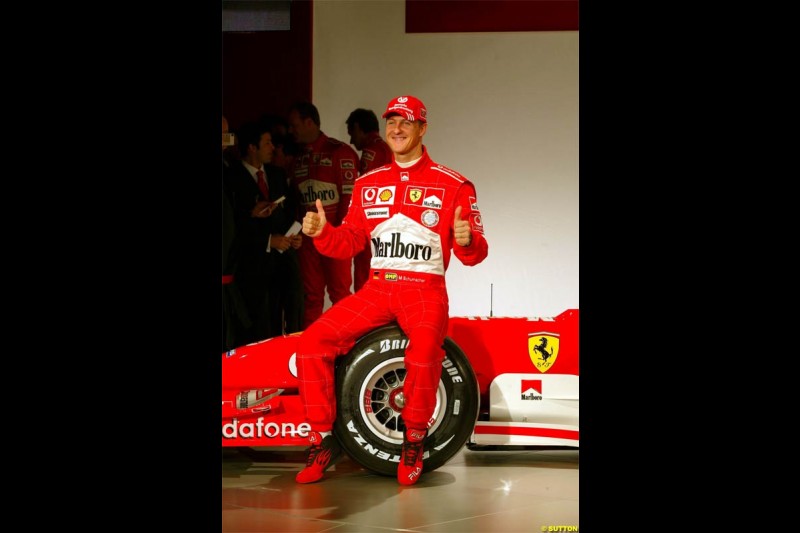 2004 Ferrari launch. Maranello, Italy. January 26th 2004.