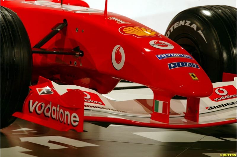 2004 Ferrari launch. Maranello, Italy. January 26th 2004.
