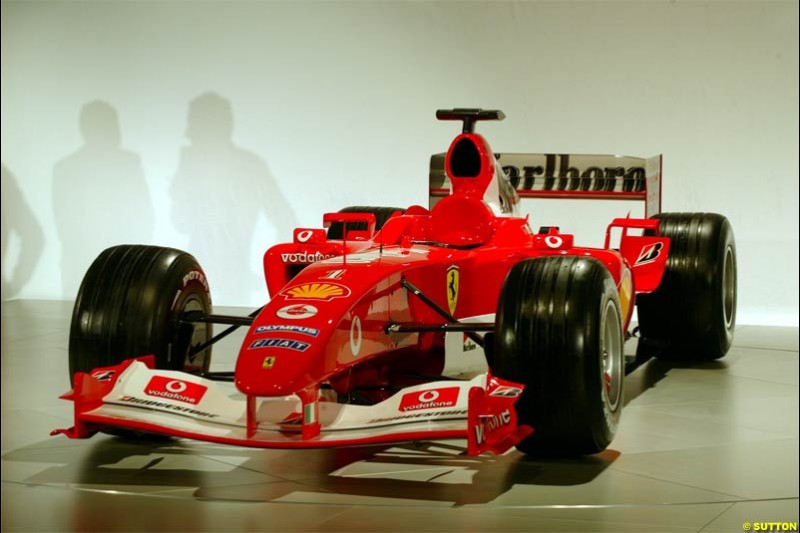 2004 Ferrari launch. Maranello, Italy. January 26th 2004.