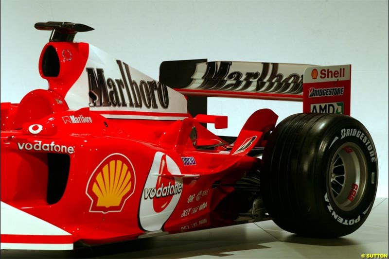 2004 Ferrari launch. Maranello, Italy. January 26th 2004.