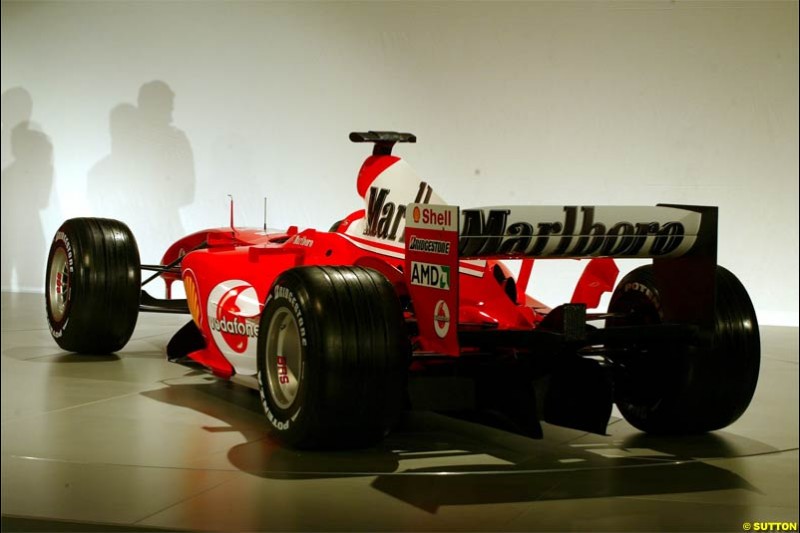 2004 Ferrari launch. Maranello, Italy. January 26th 2004.