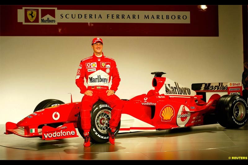 2004 Ferrari launch. Maranello, Italy. January 26th 2004.