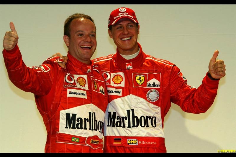 2004 Ferrari launch. Maranello, Italy. January 26th 2004.
