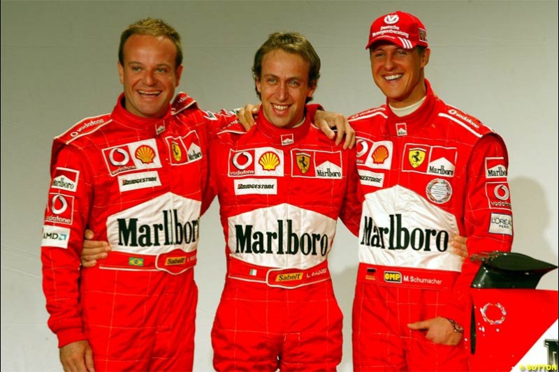 2004 Ferrari launch. Maranello, Italy. January 26th 2004.