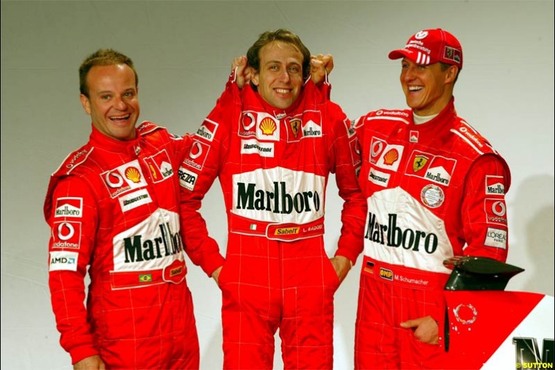 2004 Ferrari launch. Maranello, Italy. January 26th 2004.