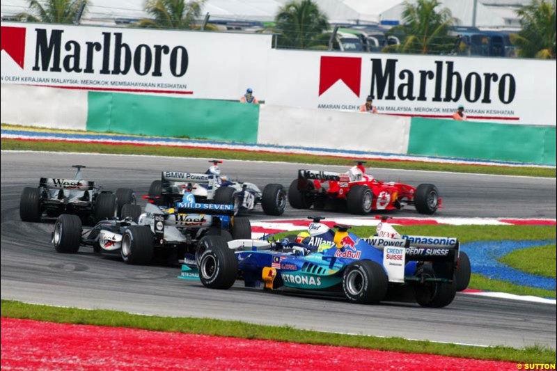 The Malaysian Grand Prix. Sepang, Kuala Lumpur, Malaysia. March 21st, 2004.