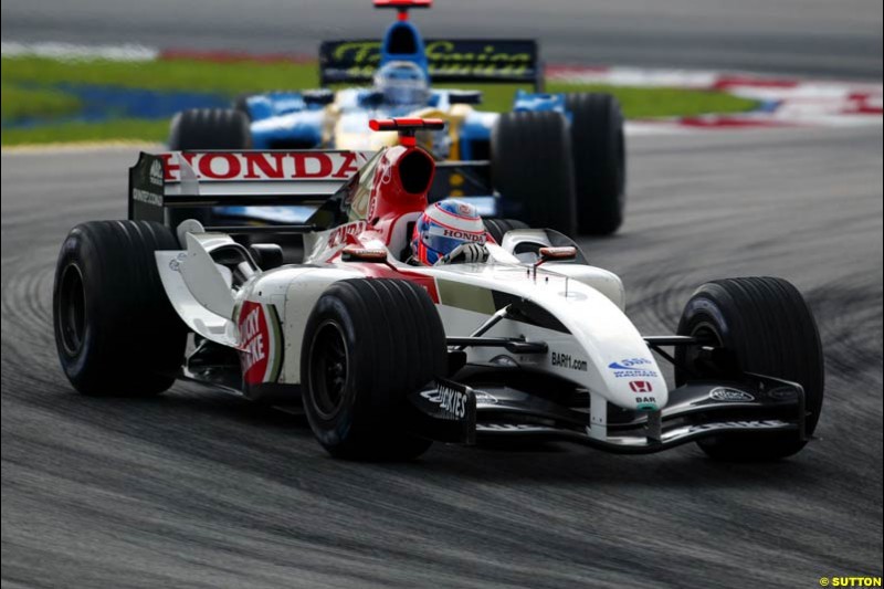 The Malaysian Grand Prix. Sepang, Kuala Lumpur, Malaysia. March 21st, 2004.