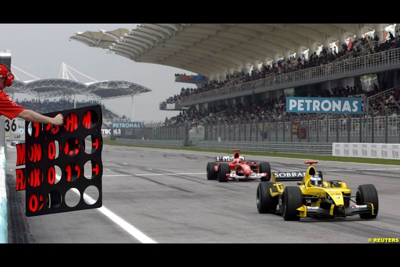 The Malaysian Grand Prix. Sepang, Kuala Lumpur, Malaysia. March 21st, 2004.