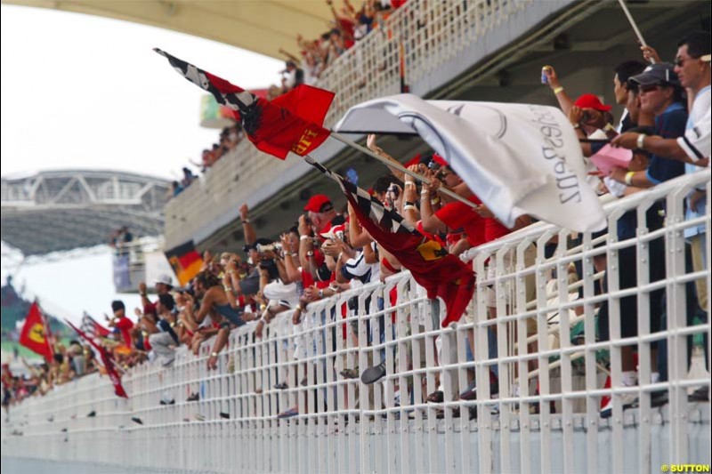The Malaysian Grand Prix. Sepang, Kuala Lumpur, Malaysia. March 21st 2004.