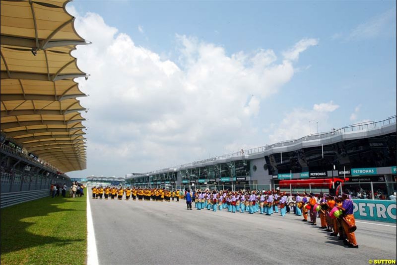The Malaysian Grand Prix. Sepang, Kuala Lumpur, Malaysia. March 21st 2004.