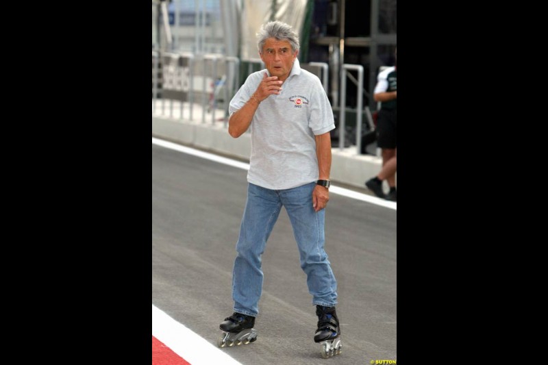 Pierre Dupasquier, Michelin. Bahrain Grand Prix, Bahrain International Circuit. April 1st, 2004.