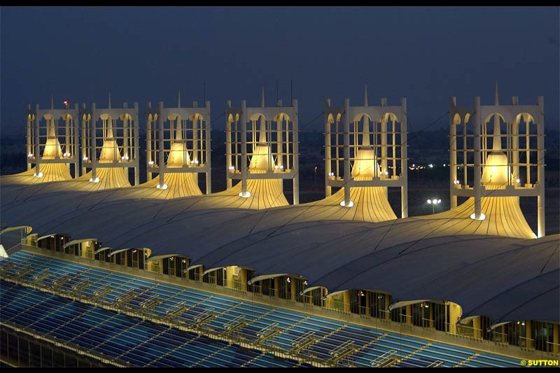 The Bahrain International Circuit, Sakhir, Bahrain. March 17th, 2004.