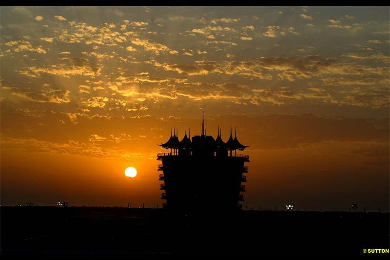 The Bahrain International Circuit, Sakhir, Bahrain. March 17th, 2004.