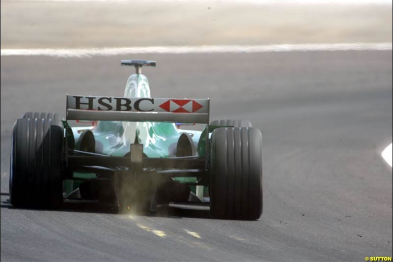Saturday qualifying for the Bahrain Grand Prix. Bahrain International Circuit, April 3rd 2004.