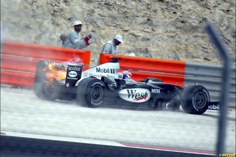 Kimi Raikkonen, McLaren. The Bahrain Grand Prix. Bahrain International Circuit, April 4th 2004.