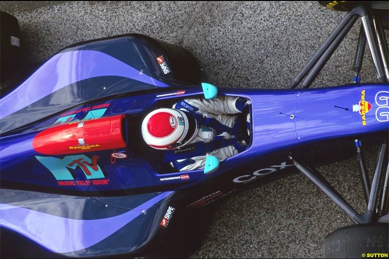 Remembering Roland Ratzenberger. Tragically killed during Qualifying for the San Marino Grand Prix, Imola, 1994. Photos part of the Keith Sutton Ratzenberger Collection.