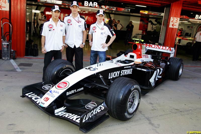 BAR-Honda,  Spanish GP Preparations, May 6th, 2004.