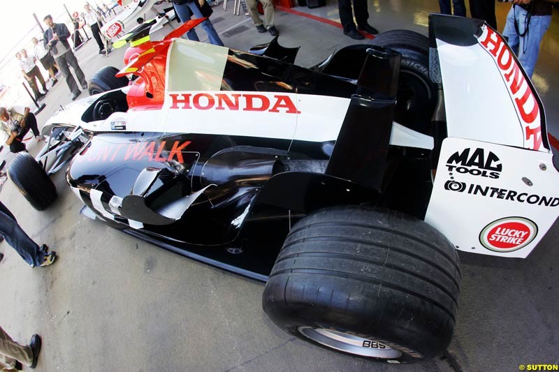 BAR-Honda, Spanish GP Preparations, May 6th, 2004.
