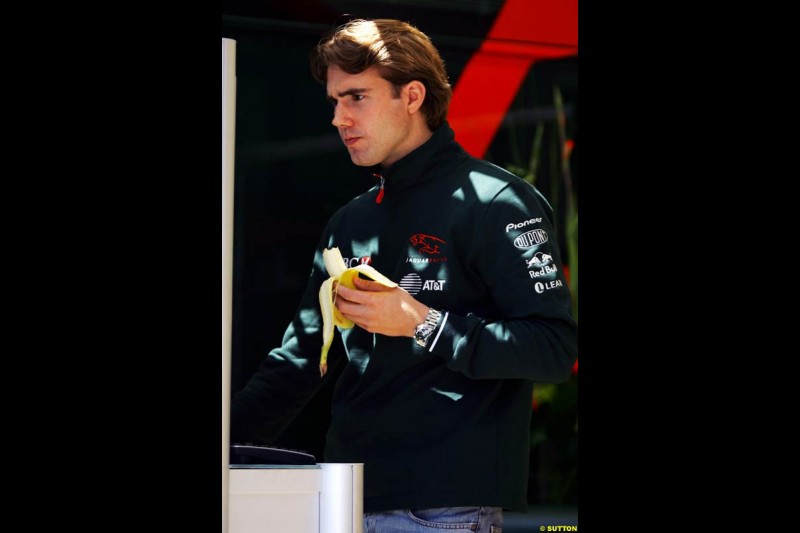 Bjorn Wirdheim, Jaguar Test Driver, May 6th, 2004.