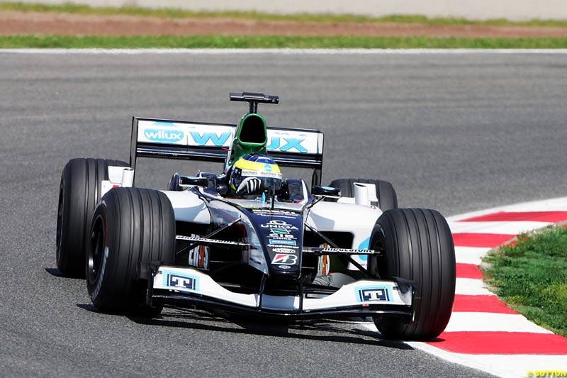 Zsolt Baumgartner, Minardi-Cosworth, Spanish GP, Friday May 7th, 2004.
