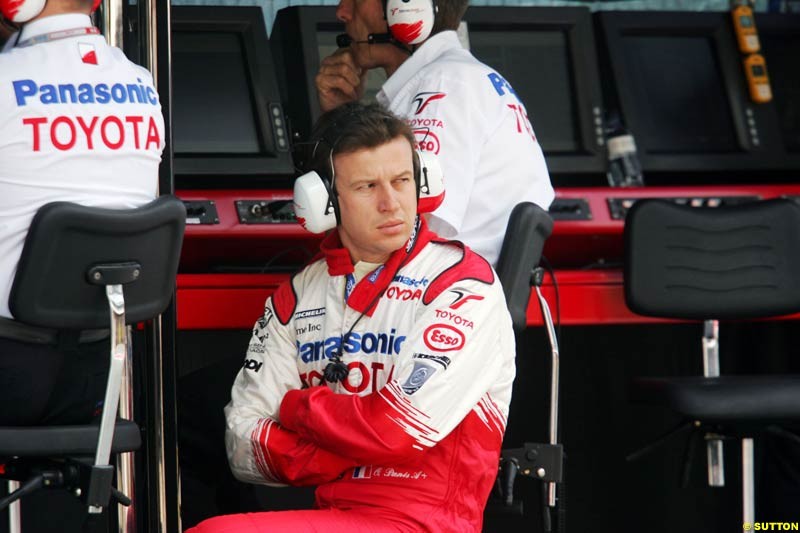 Olivier Panis, Toyota, Spanish GP, Friday May 7th, 2004.