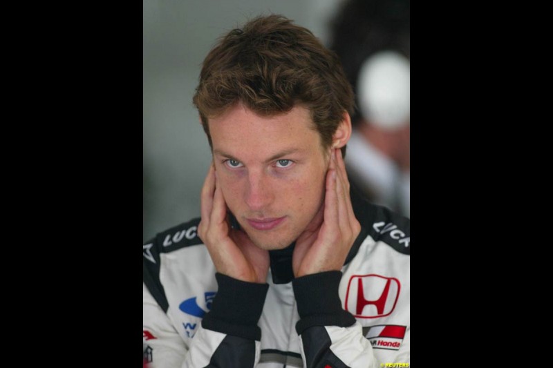 Jenson Button, BAR. Spanish Grand Prix Friday practice. Barcelona, Spain. May 7th 2004.