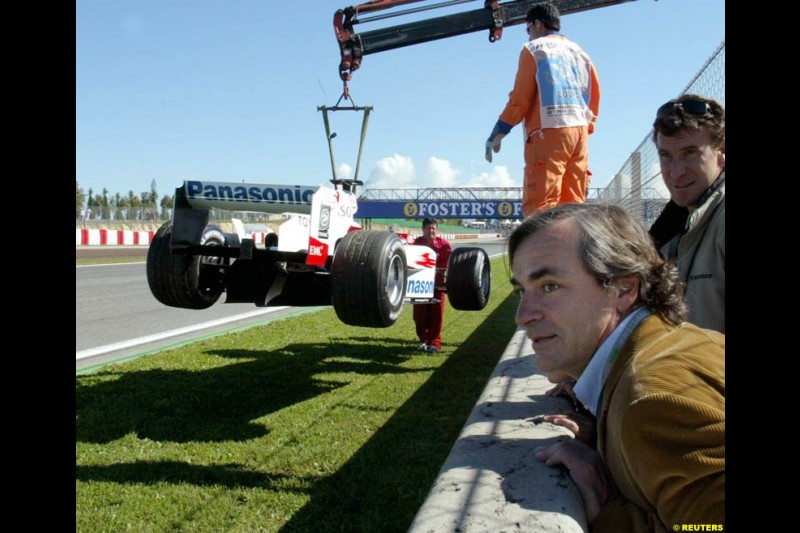 Carlo Sainz,  Spanish GP, Saturday May 8th, 2004.