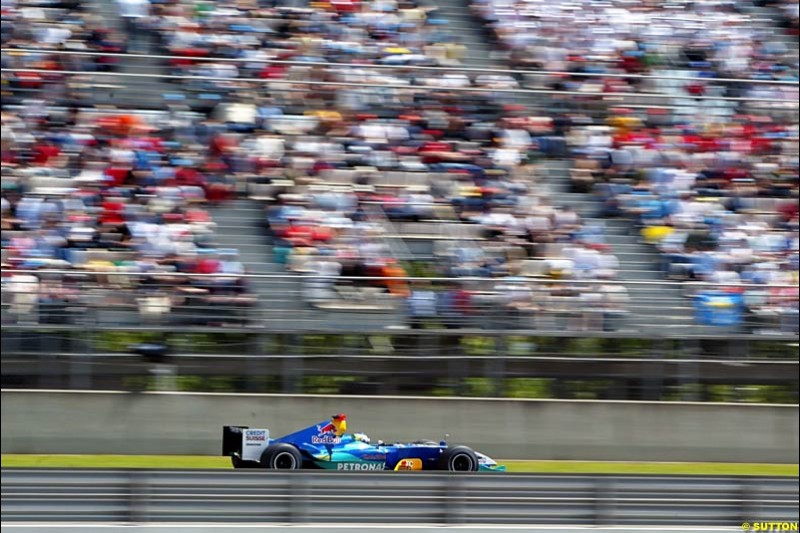 Giancarlo Fisichella, Sauber-Petronas, Spanish GP, Saturday May 8th, 2004.