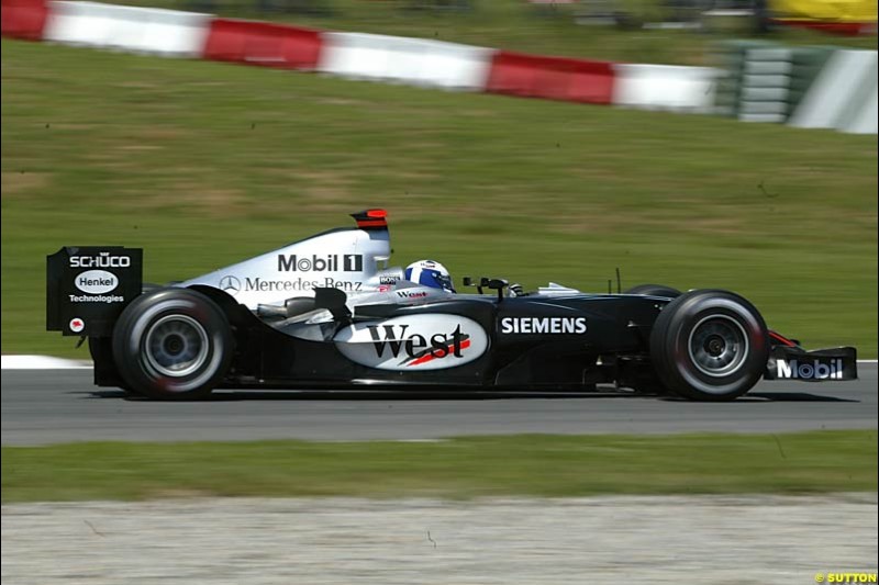 David Coulthard, Mclaren-Mercedes, Spanish GP, Saturday May 8th, 2004.