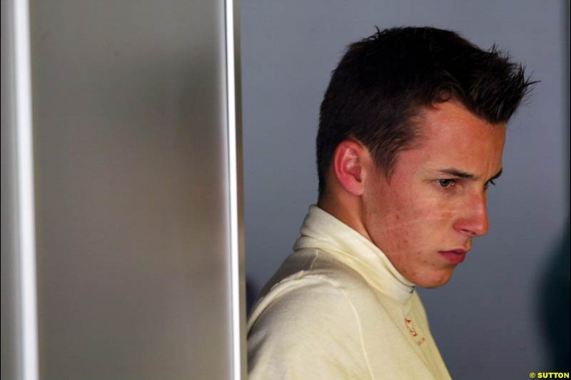 Christian Klien, Jaguar, Spanish GP, Saturday May 8th, 2004.
