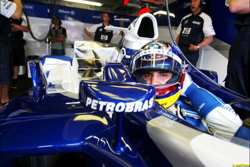Juan Pablo Montoya, BMW-Williams, Monaco GP, Thursday May 20th, 2004.